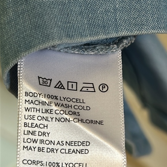 Denim Dress Adjustable Straps Size Medium EUC Button Detailing Cowgirl Up - Picture 10 of 13